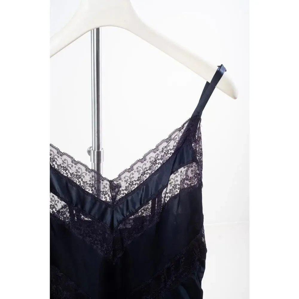 Dior Vintage Satin & Lace Slip Dress - Picture 4 of 5